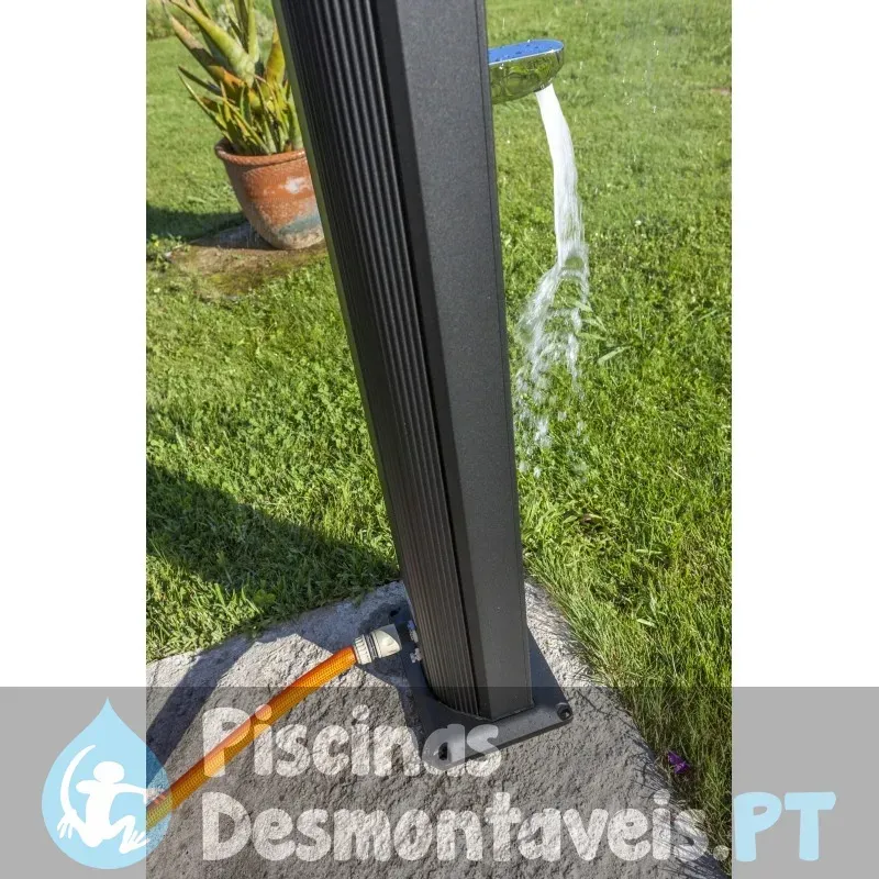 Ducha solar de aluminio Luxe Gre DSALP38 38L